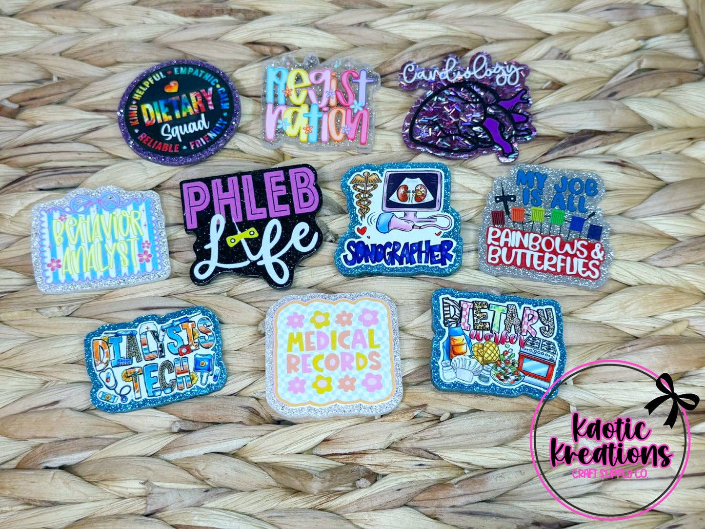 10pc FLATBACK BUNDLE FB6 (1ct)