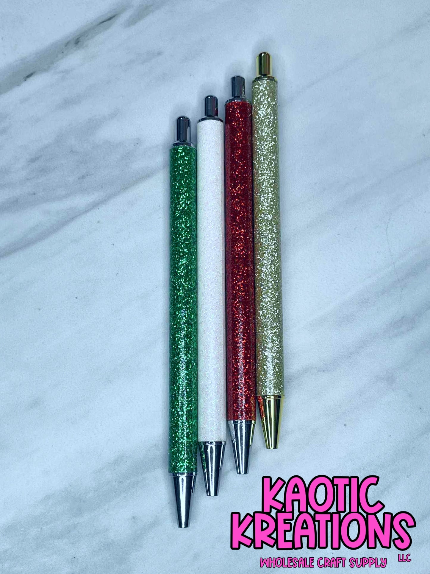 NON-BEADABLE METAL PEN PACK #1 (4ct)