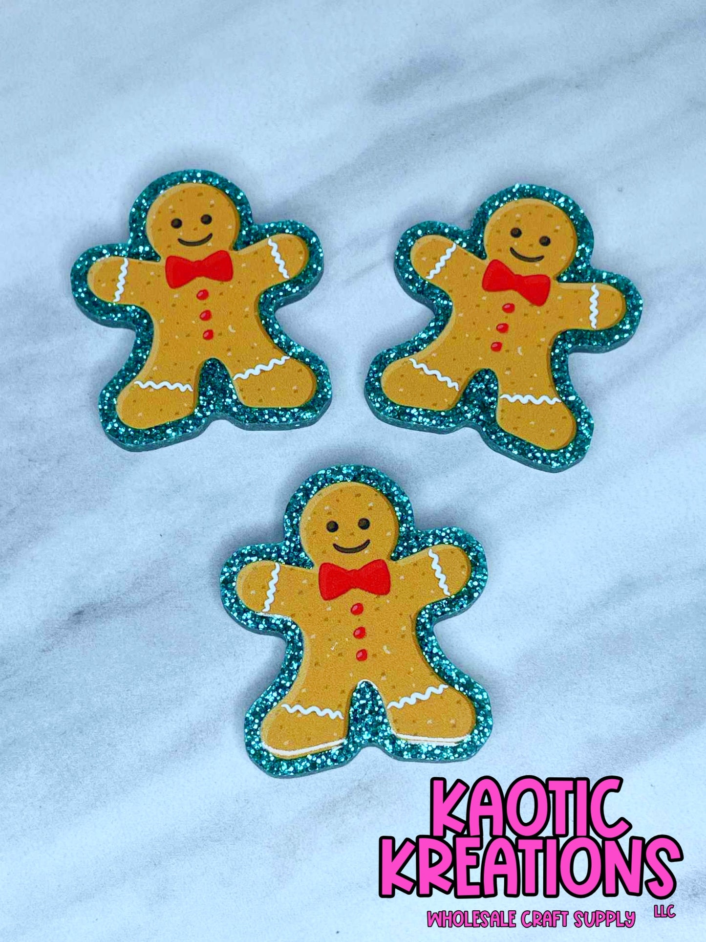 FLATBACK ACRYLIC GINGERBREAD F636 (1ct)