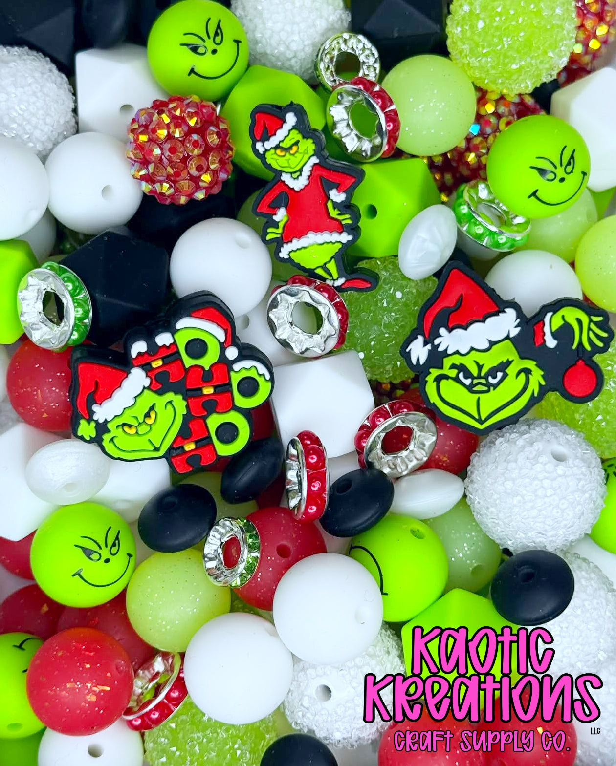 *KAELANN'S KREATION* ACRYLIC SILICONE BEAD MIX #81 (39ct)