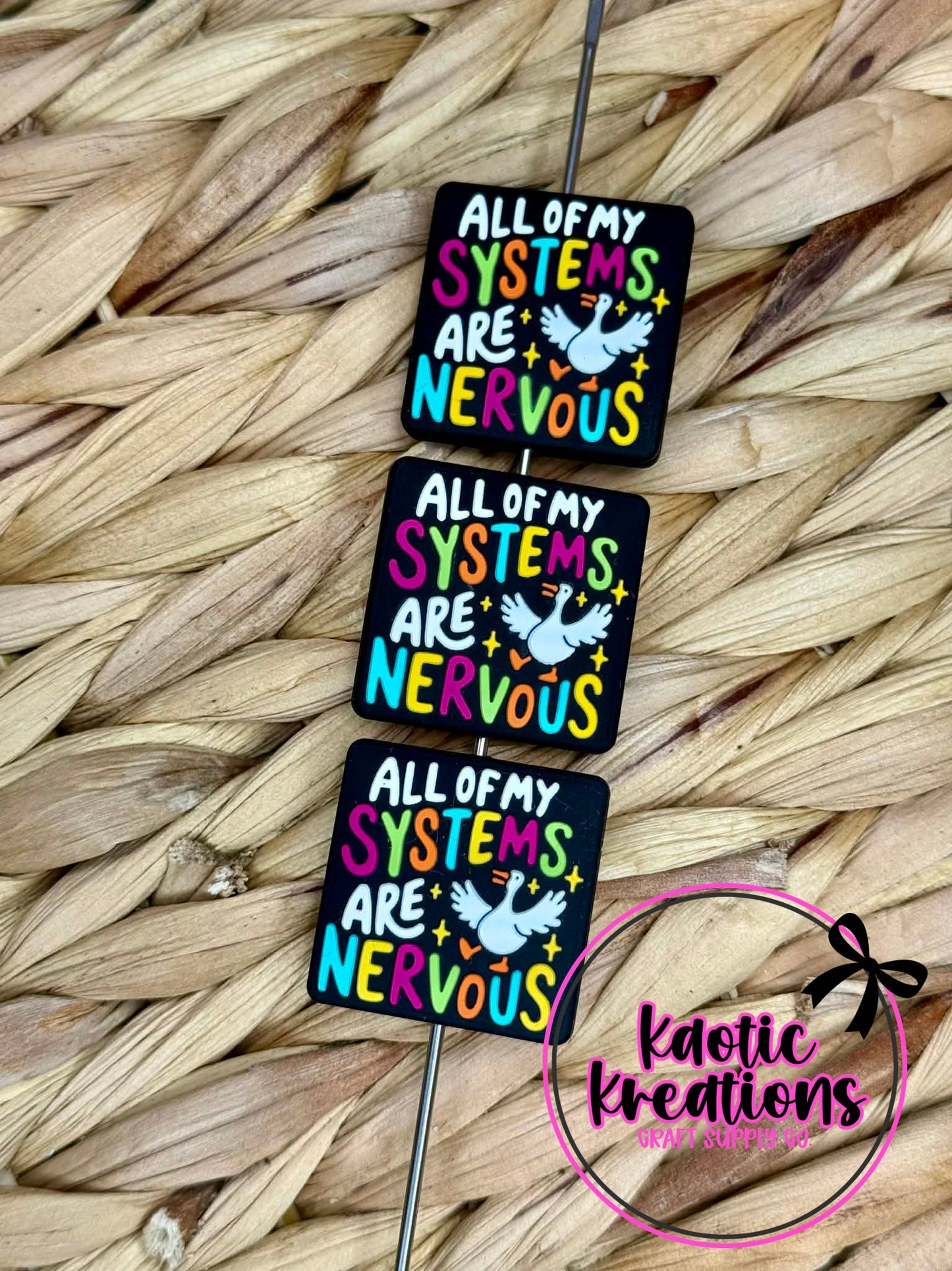 ALL OF MY SYSTEMS ARE NERVOUS SILICONE FOCAL D460 (1ct)