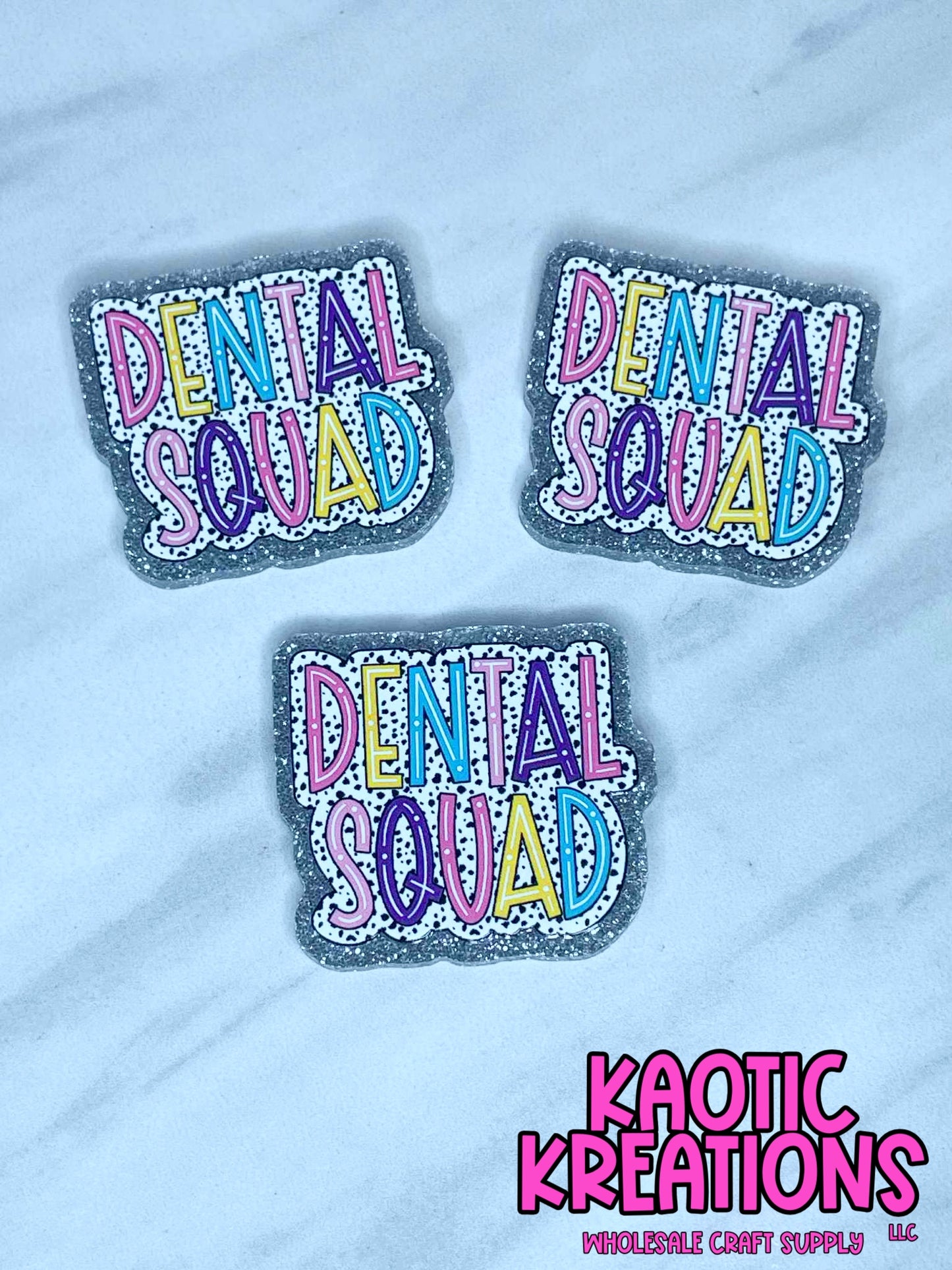 FLATBACK ACRYLIC DENTAL SQUAD F484 (1ct)