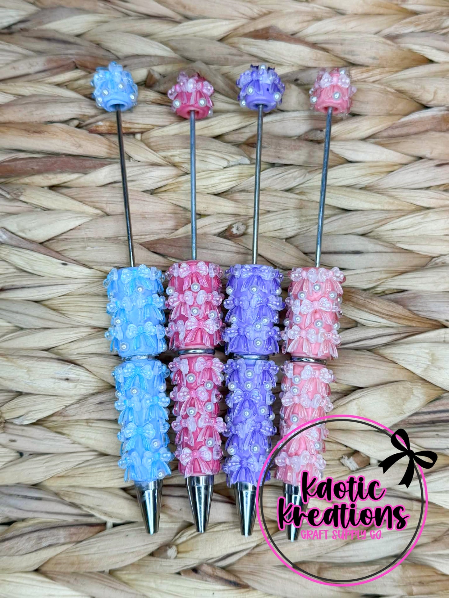 3D BOW RHINESTONE PEN (1ct)