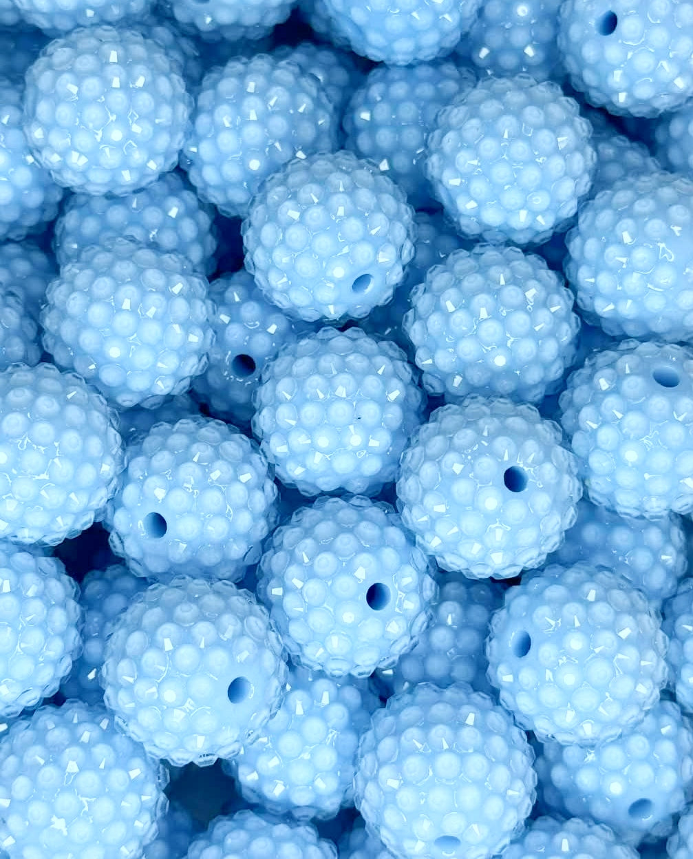 20MM JELLY RHINESTONE ACRYLIC BABY BLUE (1ct)