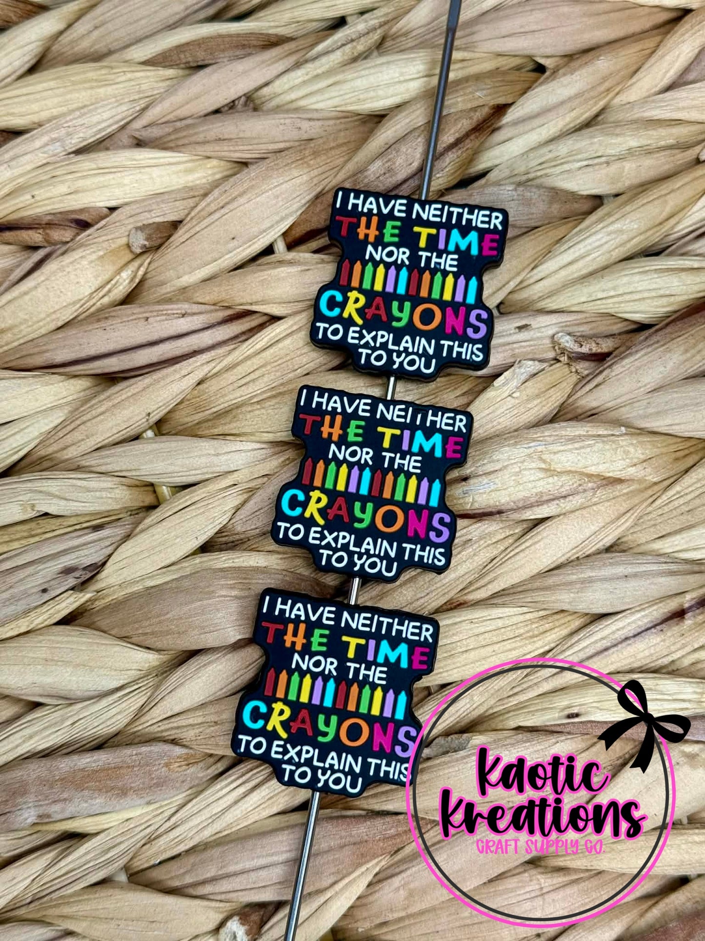 I HAVE NEITHER THE TIME NOR THE CRAYONS SILICONE FOCAL D444 (1ct)