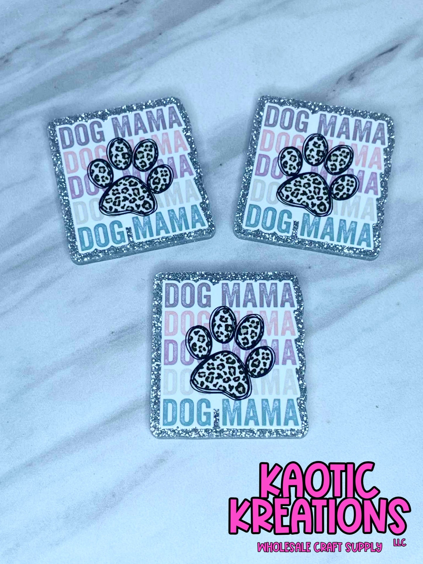 FLATBACK ACRYLIC DOG MAMA F633 (1ct)