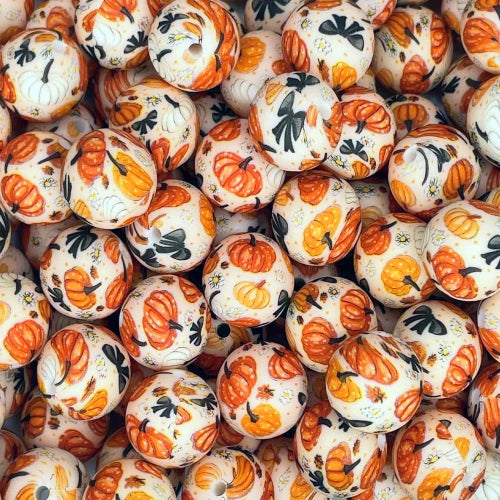 P692 PUMPKINS AND BOWS 15MM PRINT (1ct)