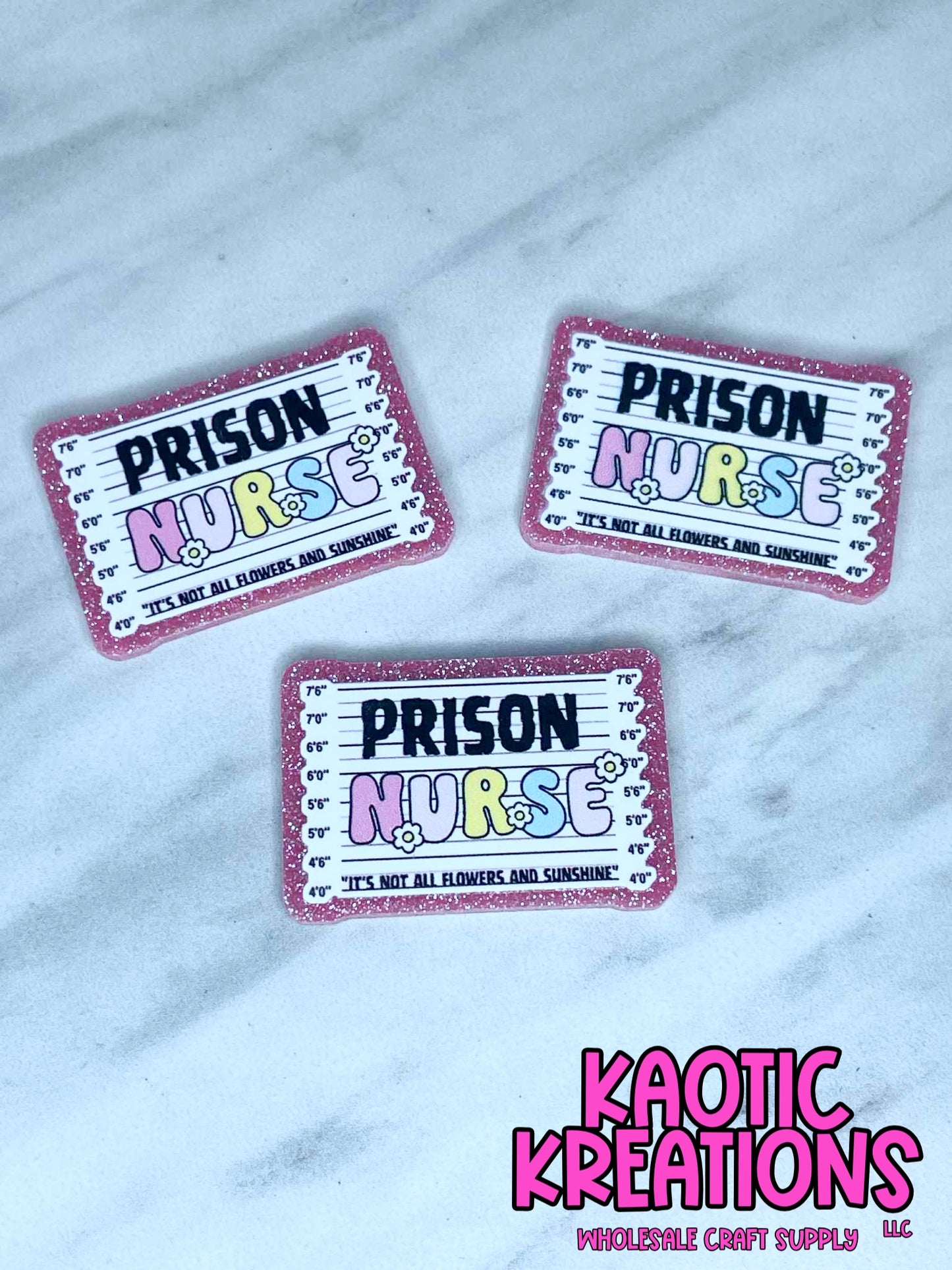 FLATBACK ACRYLIC PRISON NURSE F201 (1ct)