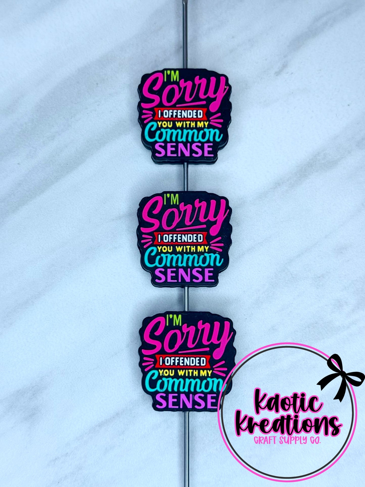 SORRY I OFFENDED YOU SILICONE FOCAL D348 (1ct)