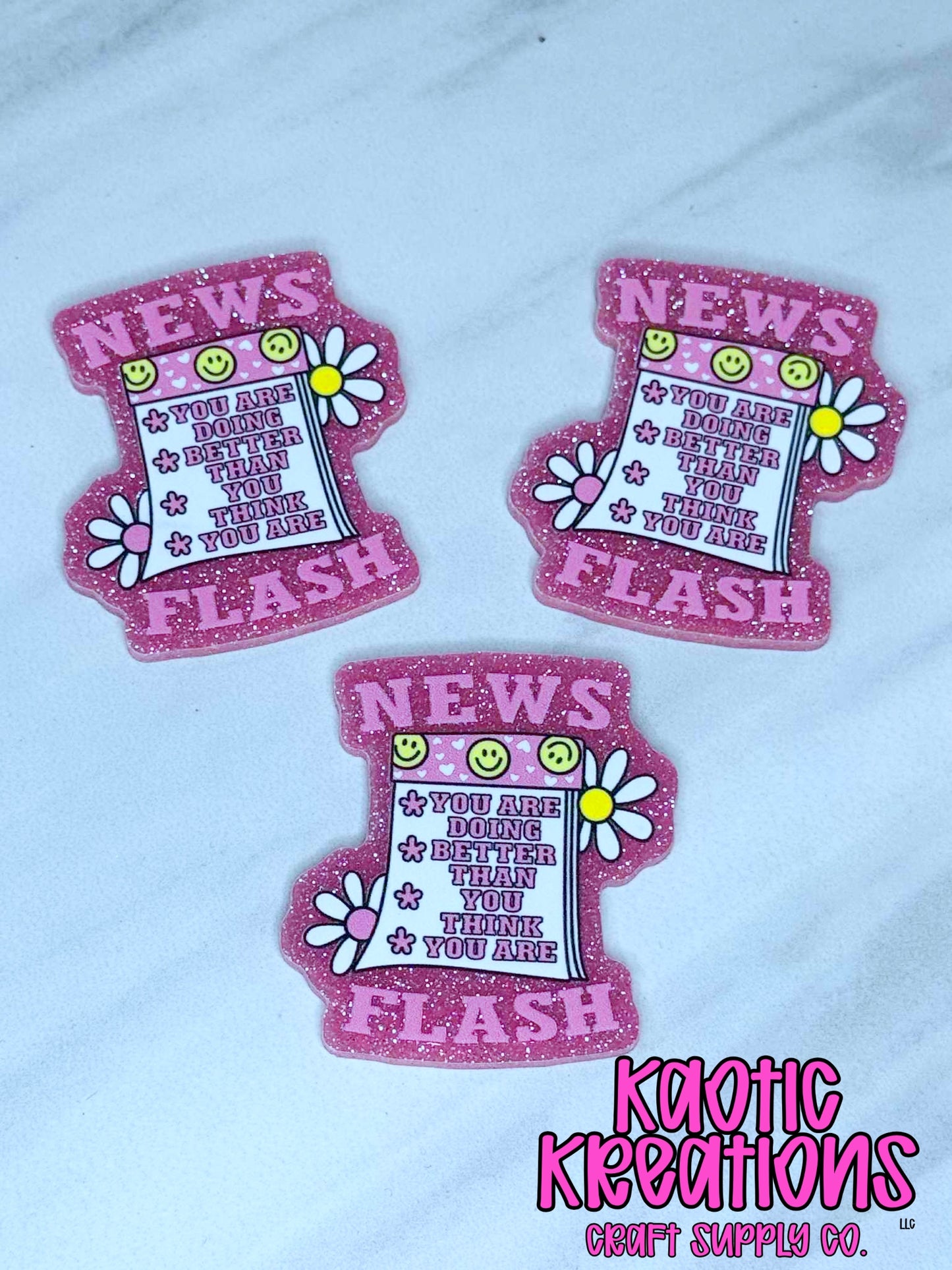 FLATBACK ACRYLIC NEWS FLASH F280 (1ct)