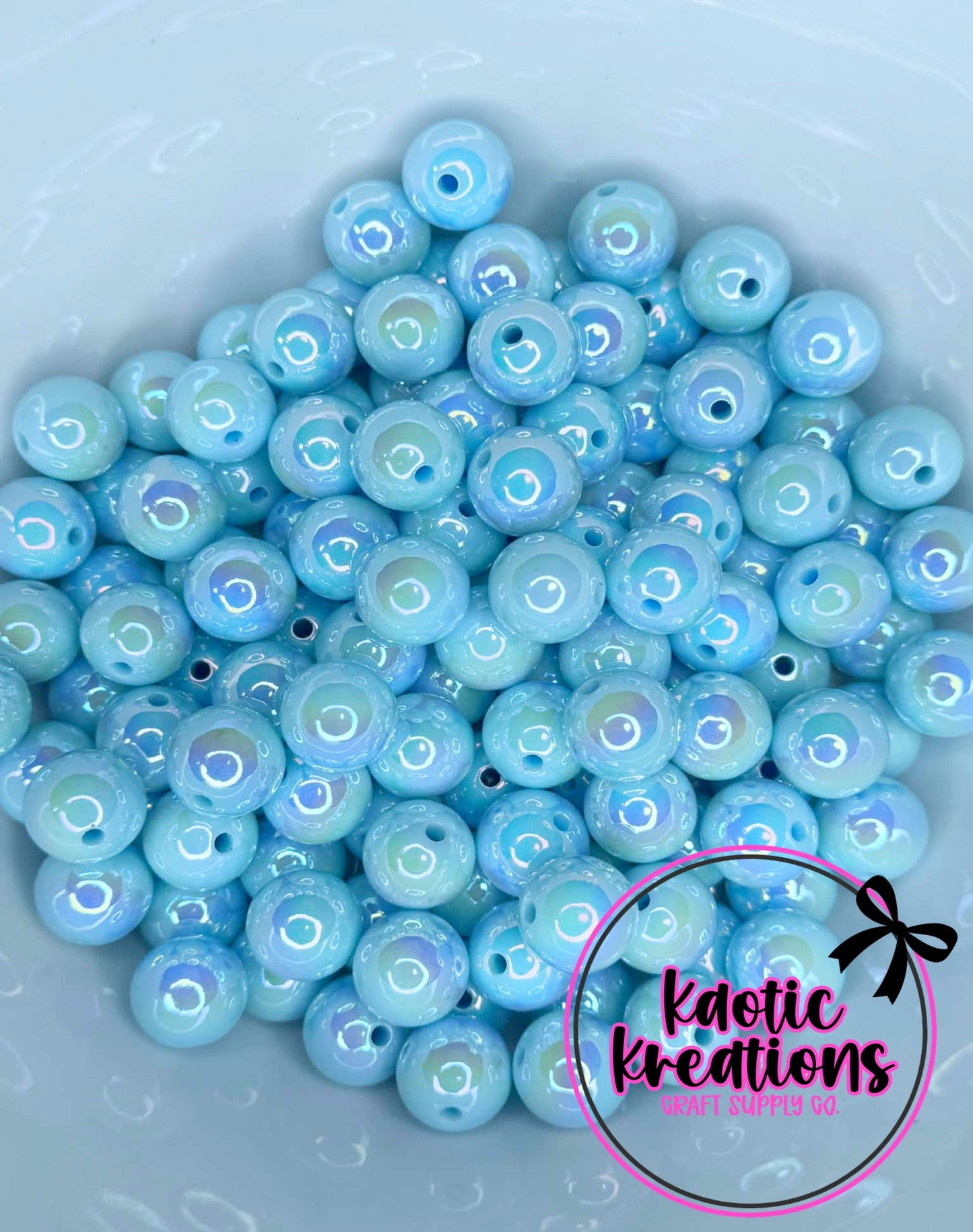 16MM OPAL ACRYLIC BEAD SKY BLUE OP2 (1ct)
