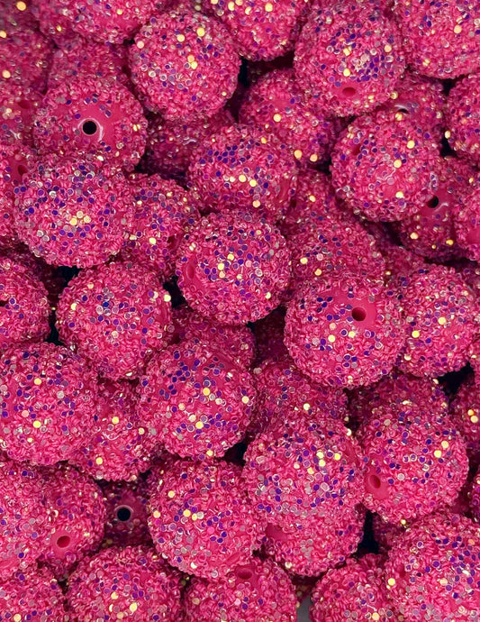S10 20MM SUGAR SEQUIN BEAD DEEP PINK (1ct)