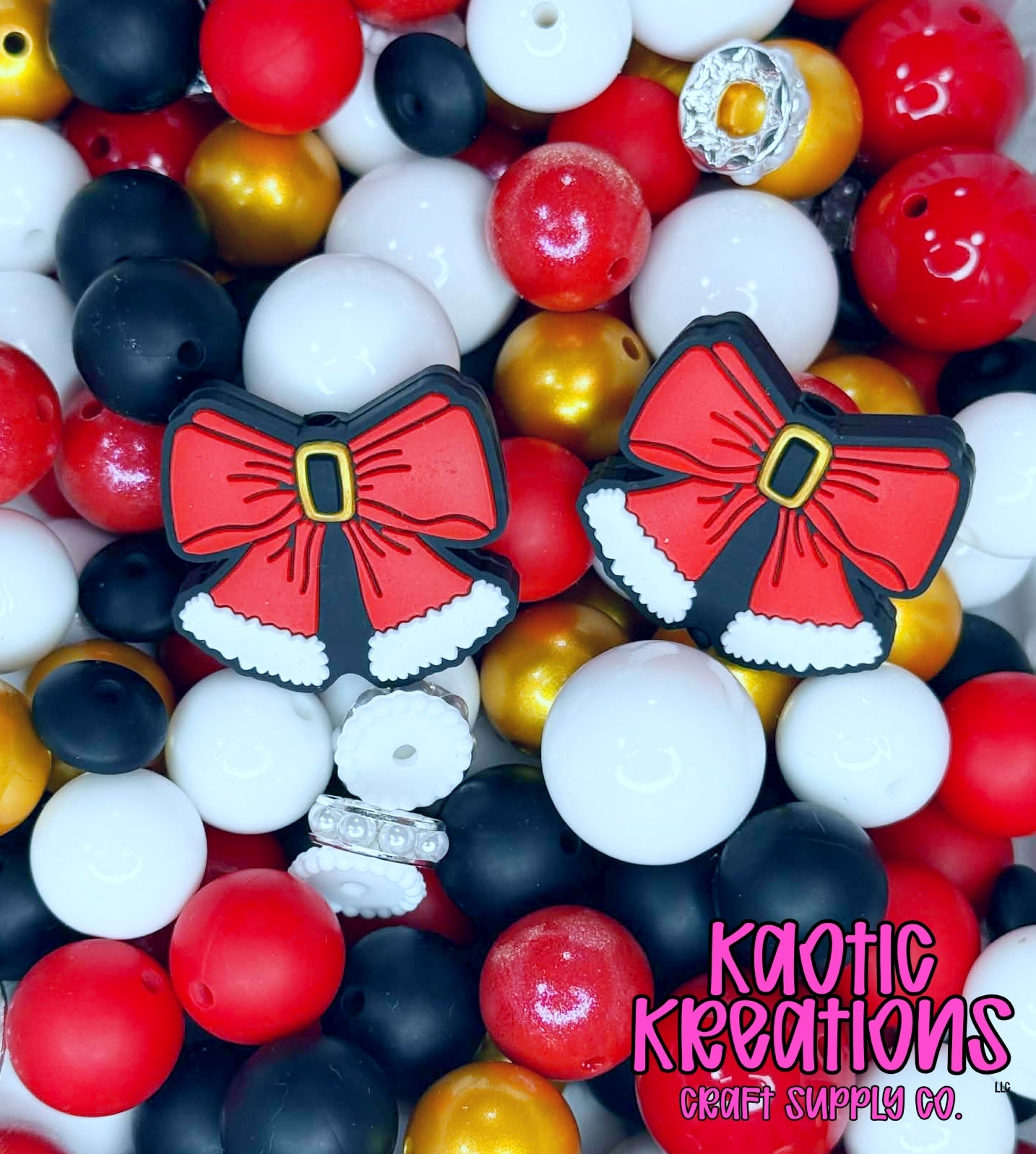 ACRYLIC SILICONE BEAD MIX #91 (28ct)