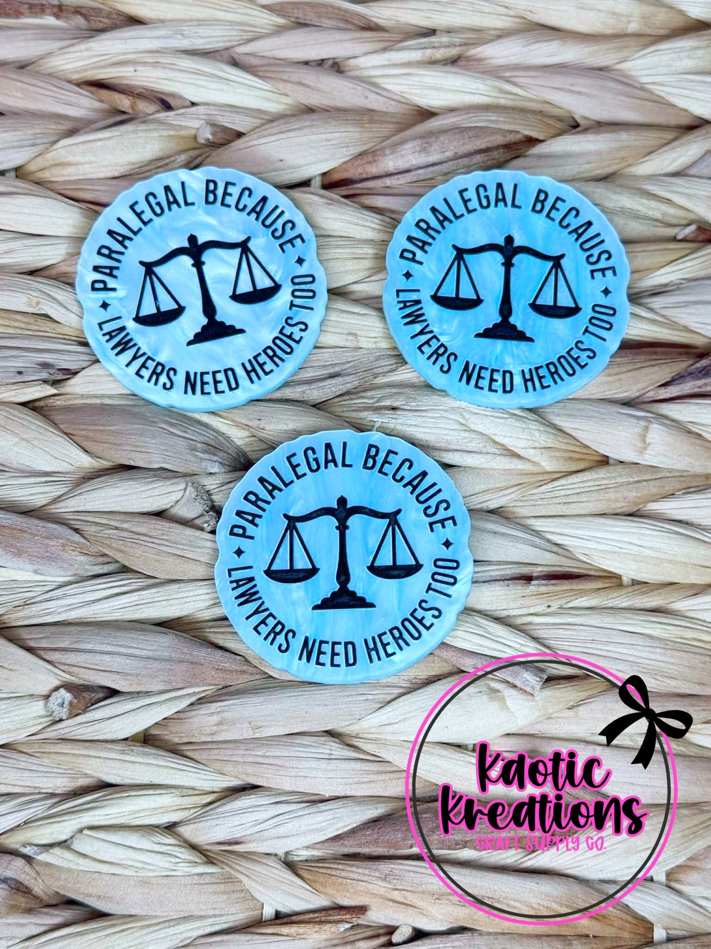 *CUSTOM* FLATBACK ACRYLIC PARALEGAL F699 (1ct)