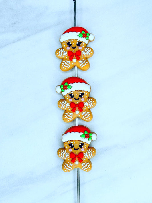 GINGERBREAD SILICONE FOCAL D582 (1ct)