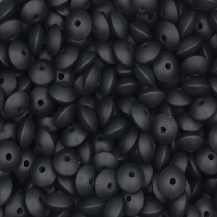 12MM LENTIL BLACK #27