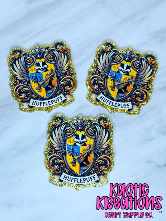 FLATBACK ACRYLIC HUFFLEPUFF F664 (1ct)