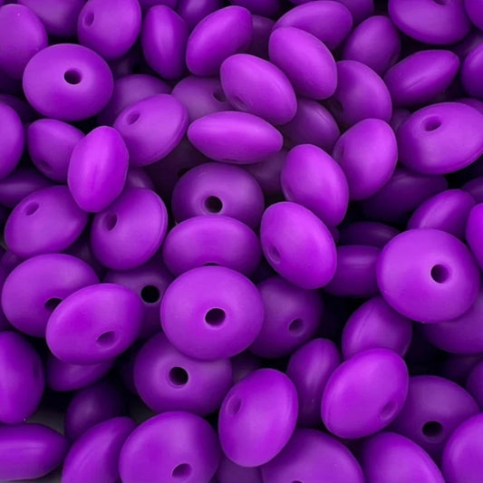 #130 12MM LENTIL PURPLE RAIN (1ct)