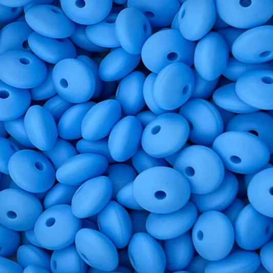 #14 12MM LENTIL CURIOUS BLUE (1ct)