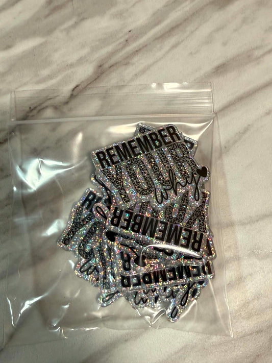 (SHOP DESTASH) REMEMBER YOUR WHY FLATBACK BUNDLE (10ct)