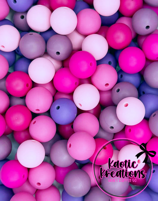 SILICONE BEAD MIX #33 (24ct)