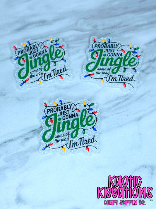 *CUSTOM* FLATBACK ACRYLIC JINGLE F367 (1ct)