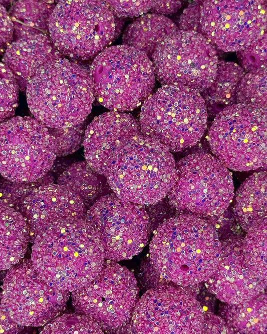 S13 20MM SUGAR SEQUIN BEAD FUCHSIA (1ct)