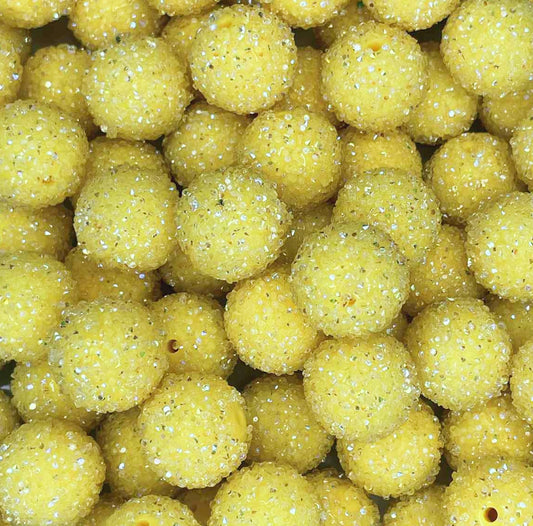 #26 20MM SUGAR ACRYLIC BEAD SUNSHINE