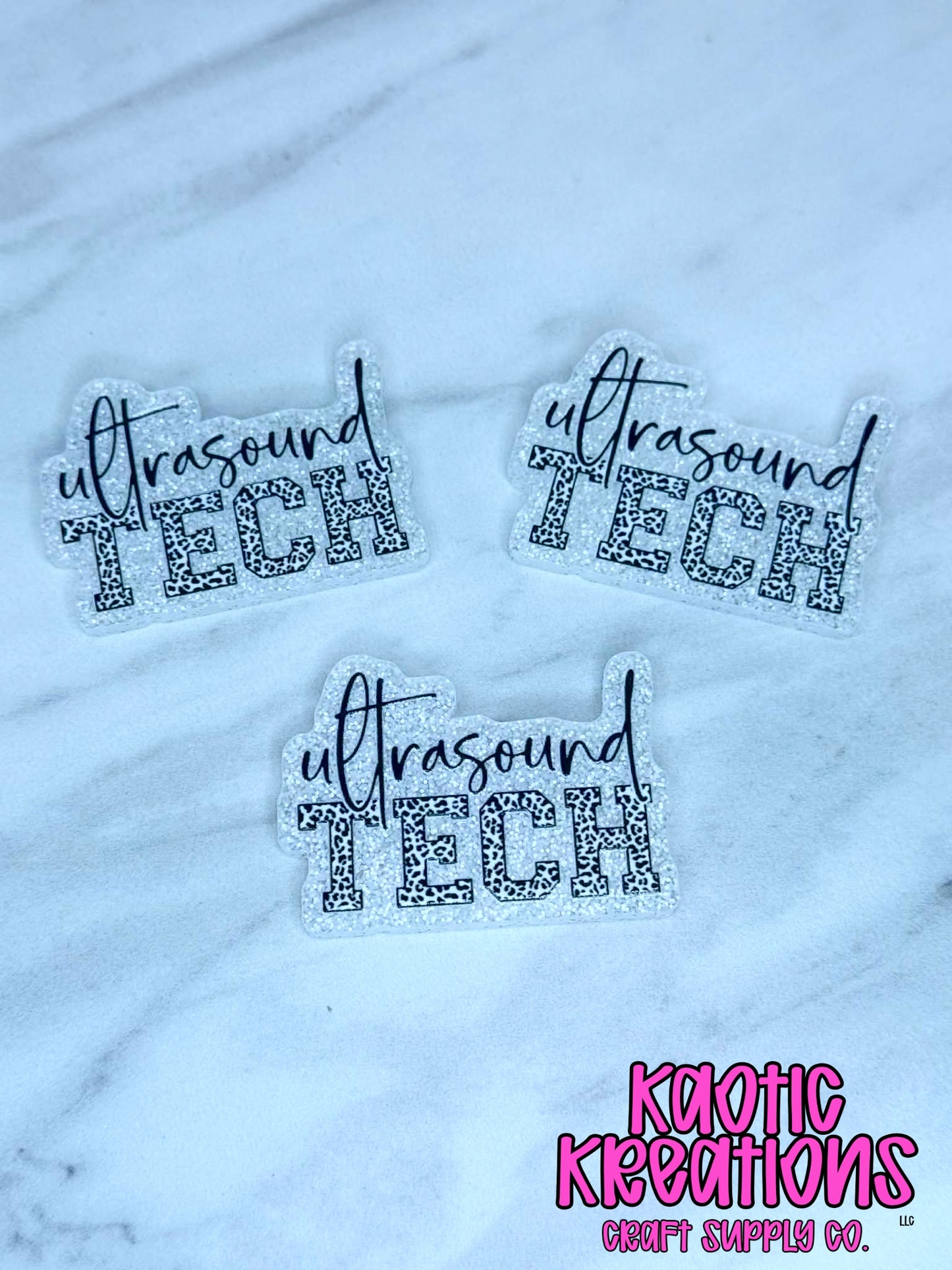 *CUSTOM* FLATBACK ACRYLIC ULTRASOUND TECH F347 (1ct)