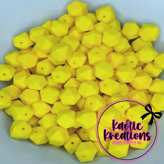 14MM HEXAGON LEMON #17 (1ct)