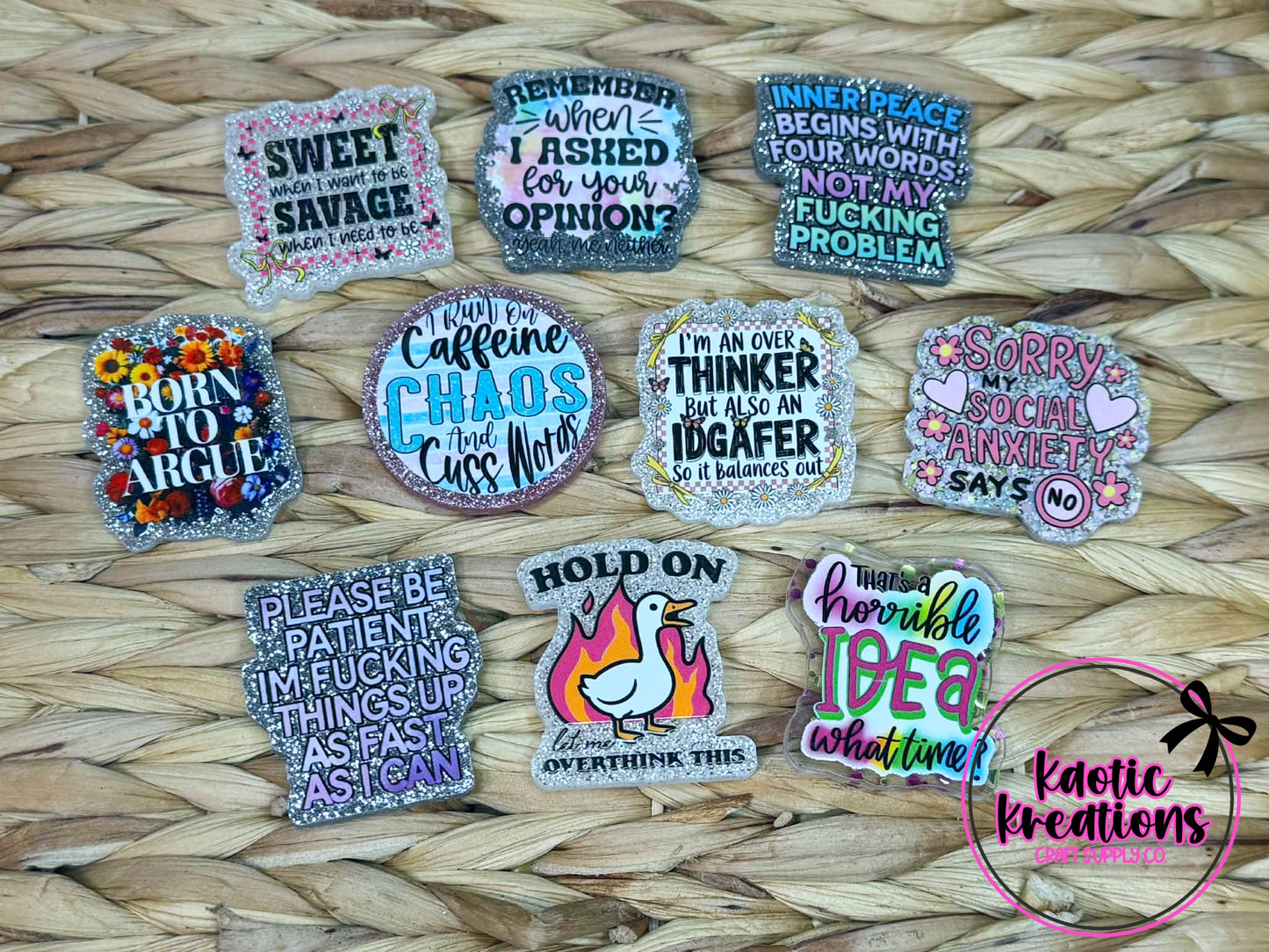 10pc FLATBACK BUNDLE FB2 (1ct)