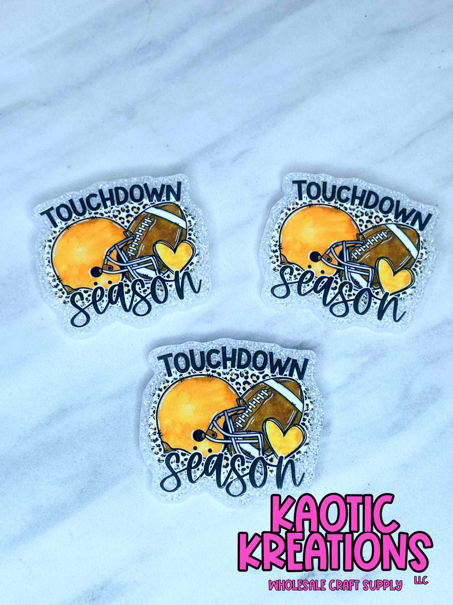 FLATBACK ACRYLIC TOUCHDOWN SEASON F463 (1ct)