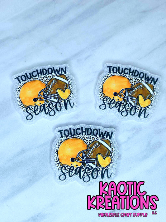 FLATBACK ACRYLIC TOUCHDOWN SEASON F463 (1ct)