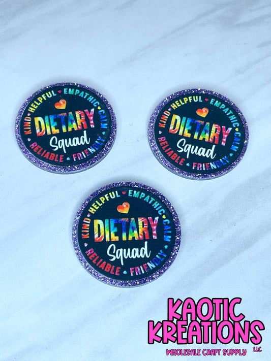 FLATBACK ACRYLIC DIETARY SQUAD F369 (1ct)