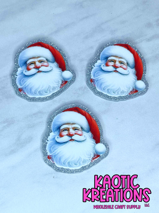 FLATBACK ACRYLIC SANTA F635 (1ct)