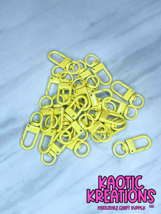 MINI SWIVEL CLASP - #15 YELLOW (1ct)
