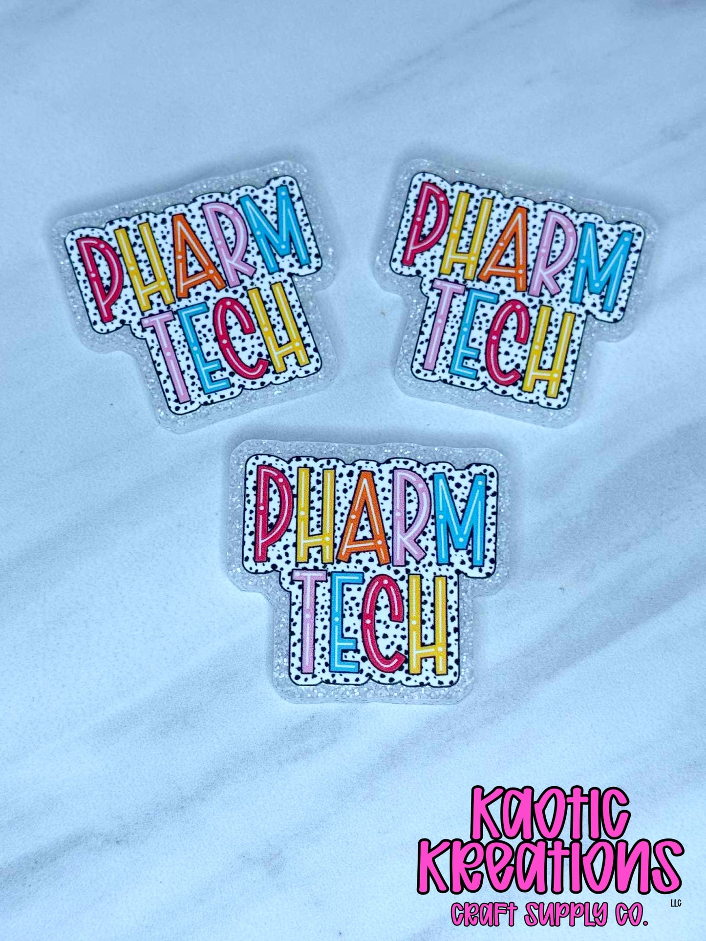 *CUSTOM* FLATBACK ACRYLIC PHARM TECH F198 (1ct)