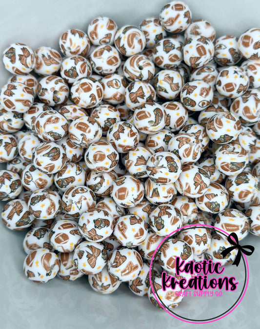 P730 TOUCHDOWNS & BOWS 15MM PRINT (1ct)