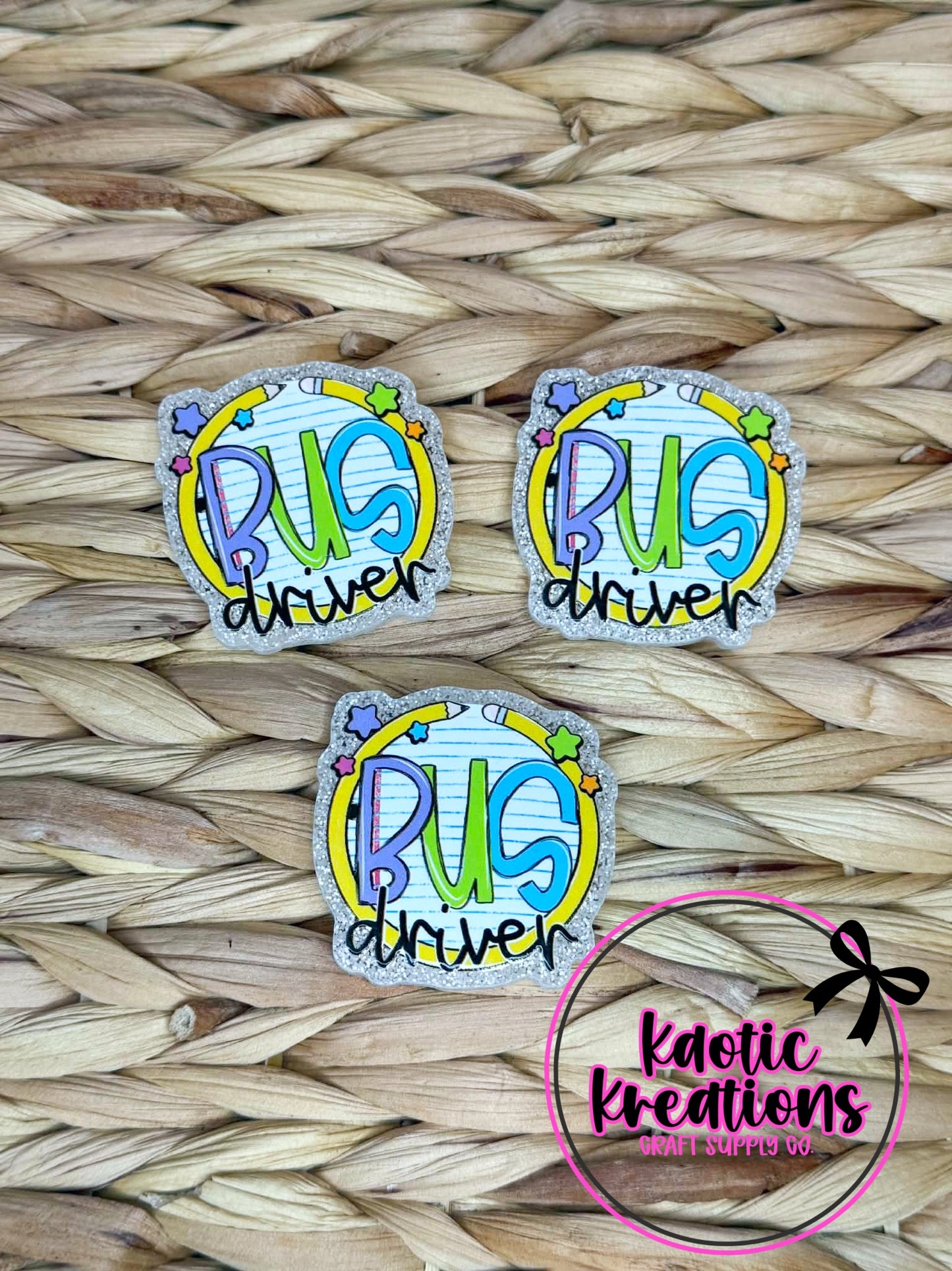 FLATBACK ACRYLIC BUS DRIVER F9 (1ct)