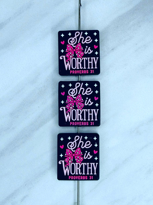 SHE IS WORTHY SILICONE FOCAL D602 (1ct)