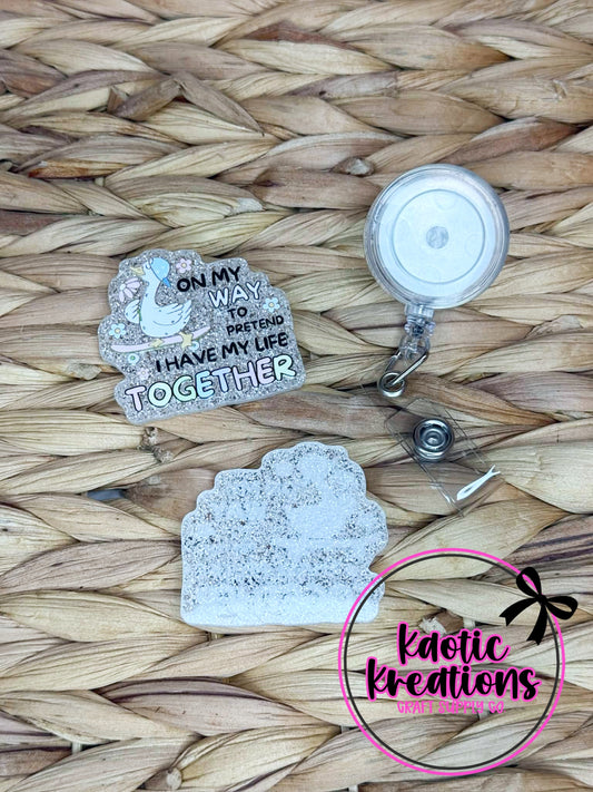 *CUSTOM* FLATBACK ACRYLIC 49mm X 43mm ON MY WAY F96 (1ct)