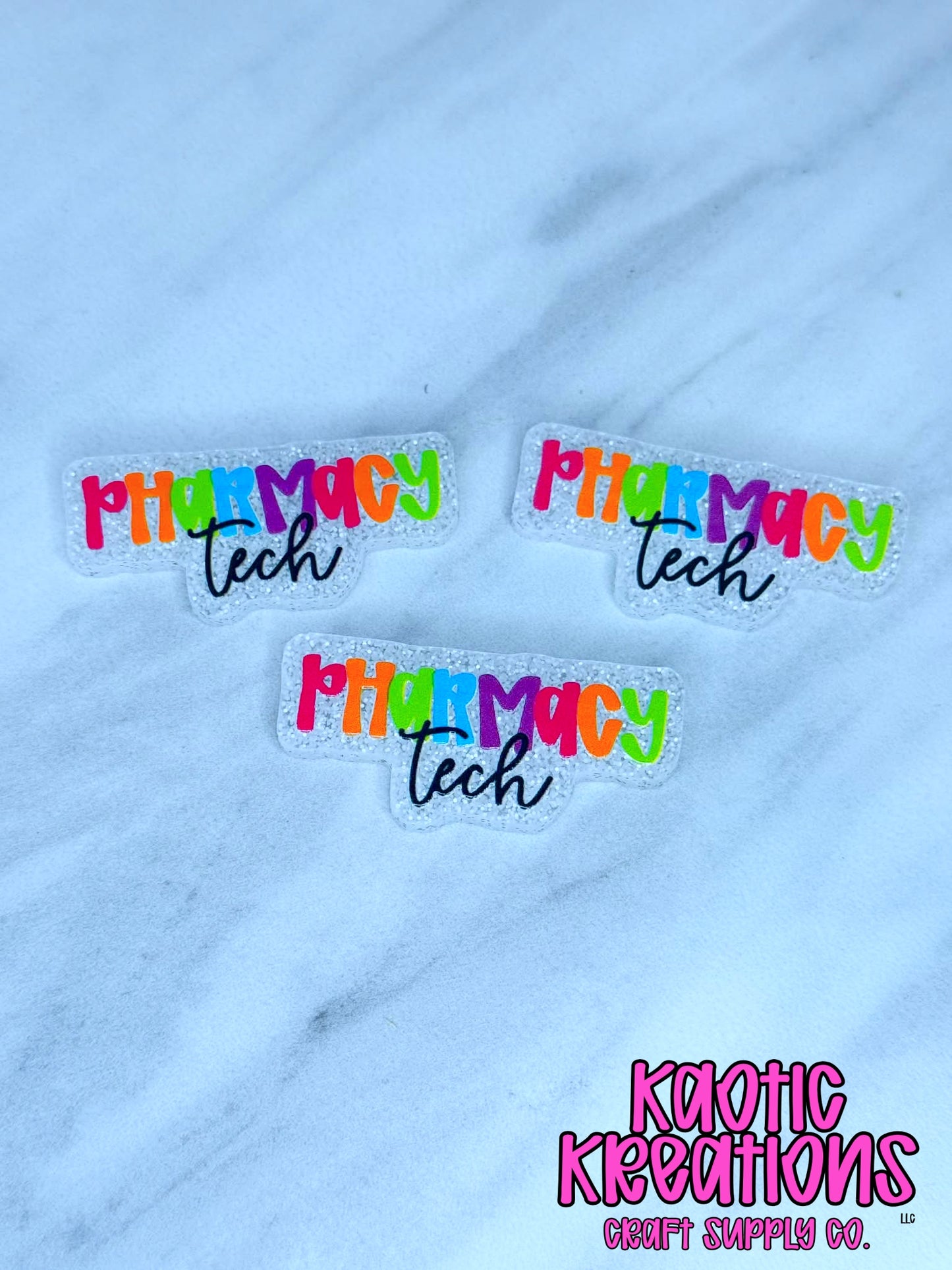 *CUSTOM* FLATBACK ACRYLIC PHARMACY TECH F301 (1ct)