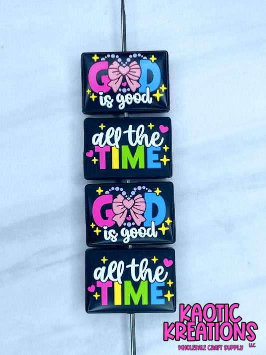GOD IS GOOD ALL THE TIME SILICONE FOCAL D554 (1ct)