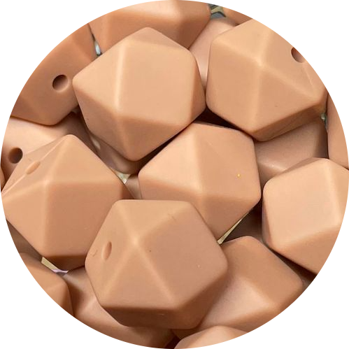 14MM HEXAGON TANNED HIDE #75