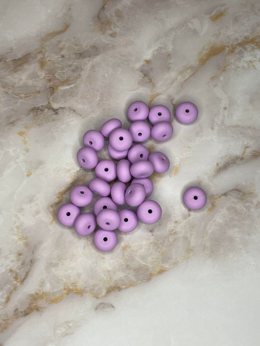 14MM ABACUS BEAD LILAC #98