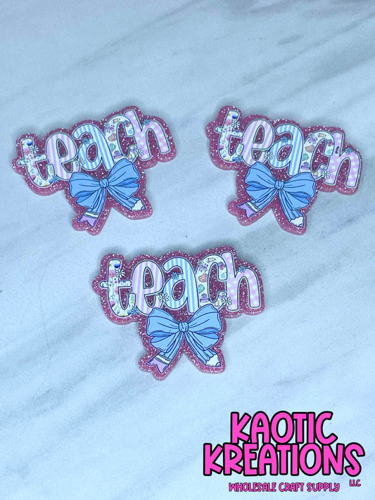 FLATBACK ACRYLIC TEACH F639 (1ct)