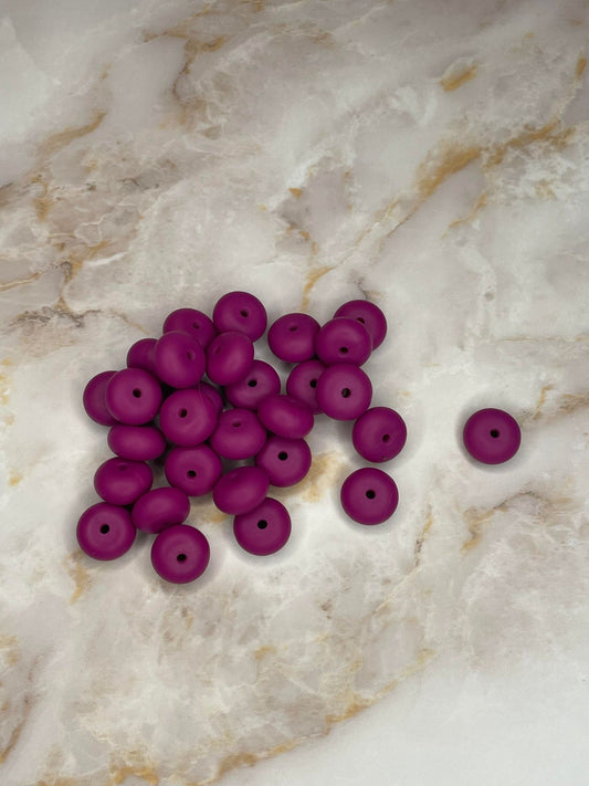 14MM ABACUS BEAD BERRY #9