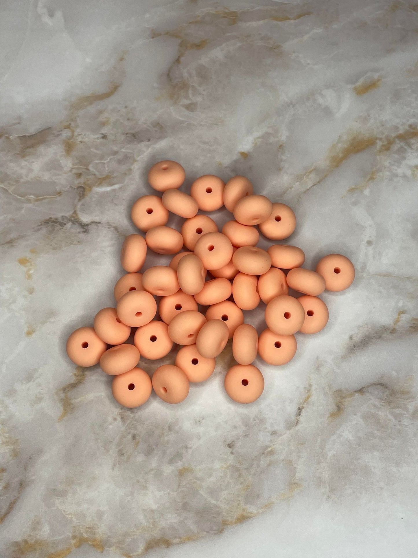 14MM ABACUS BEAD PEACHY #58