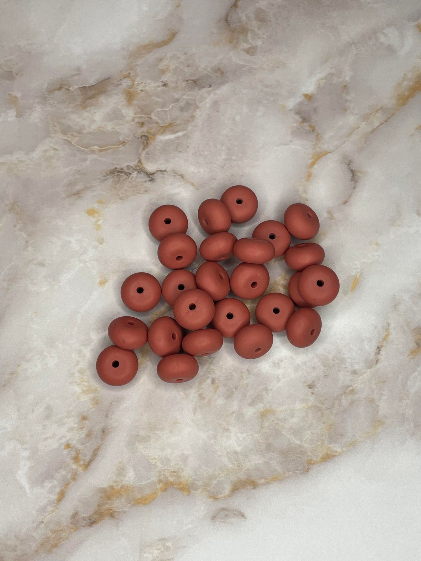 14MM ABACUS BEAD INDIAN RED #94