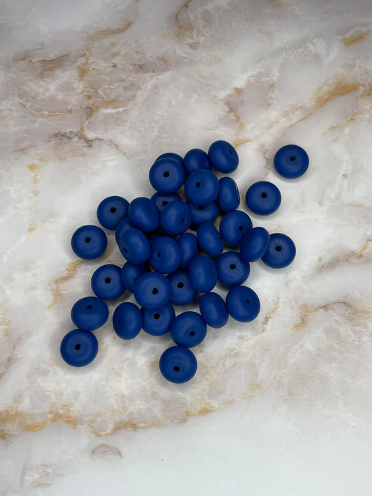 14mm Abacus Bead Navy #50